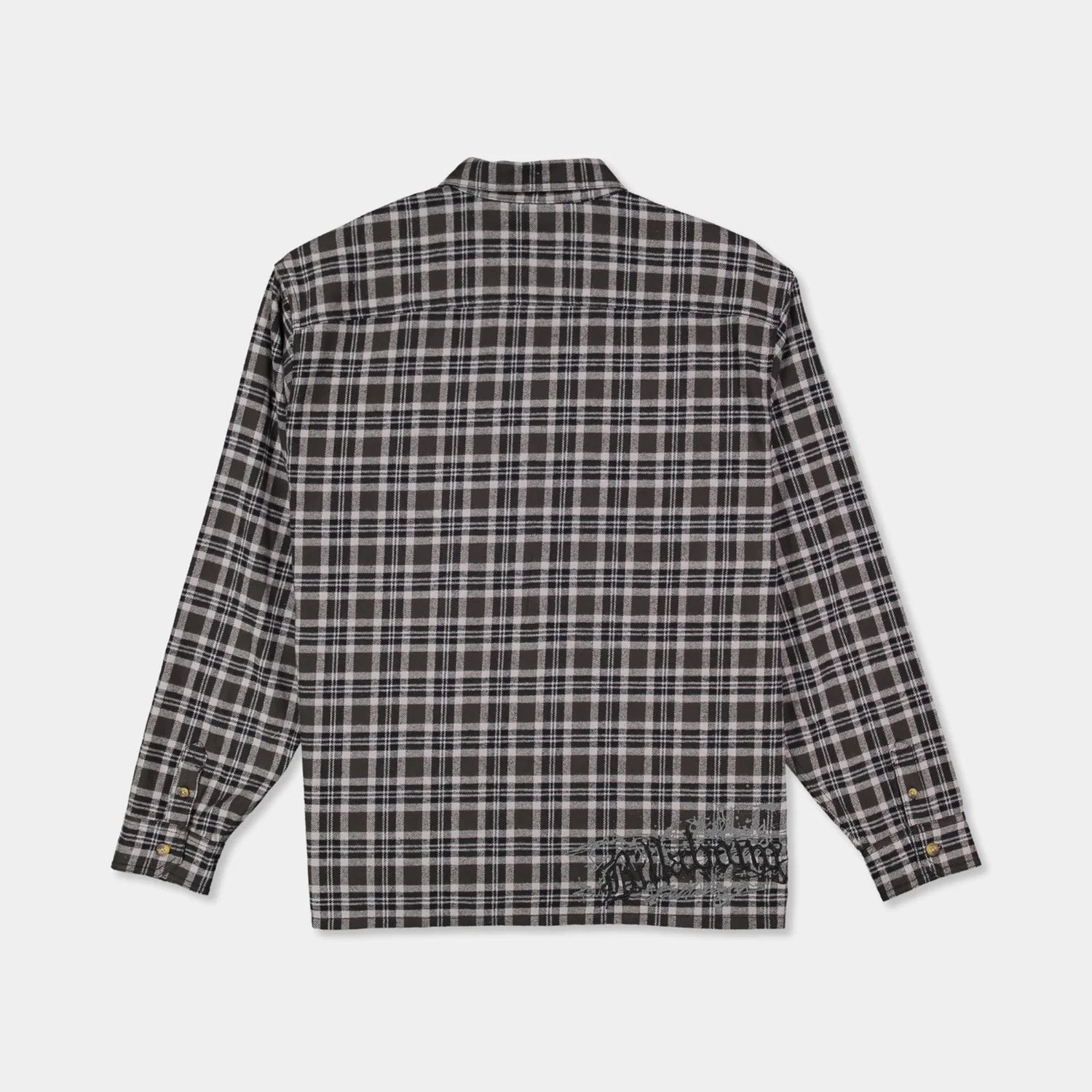 BILLABONG MENS IMMORTAL LS FLANNEL SHIRT - BLACK