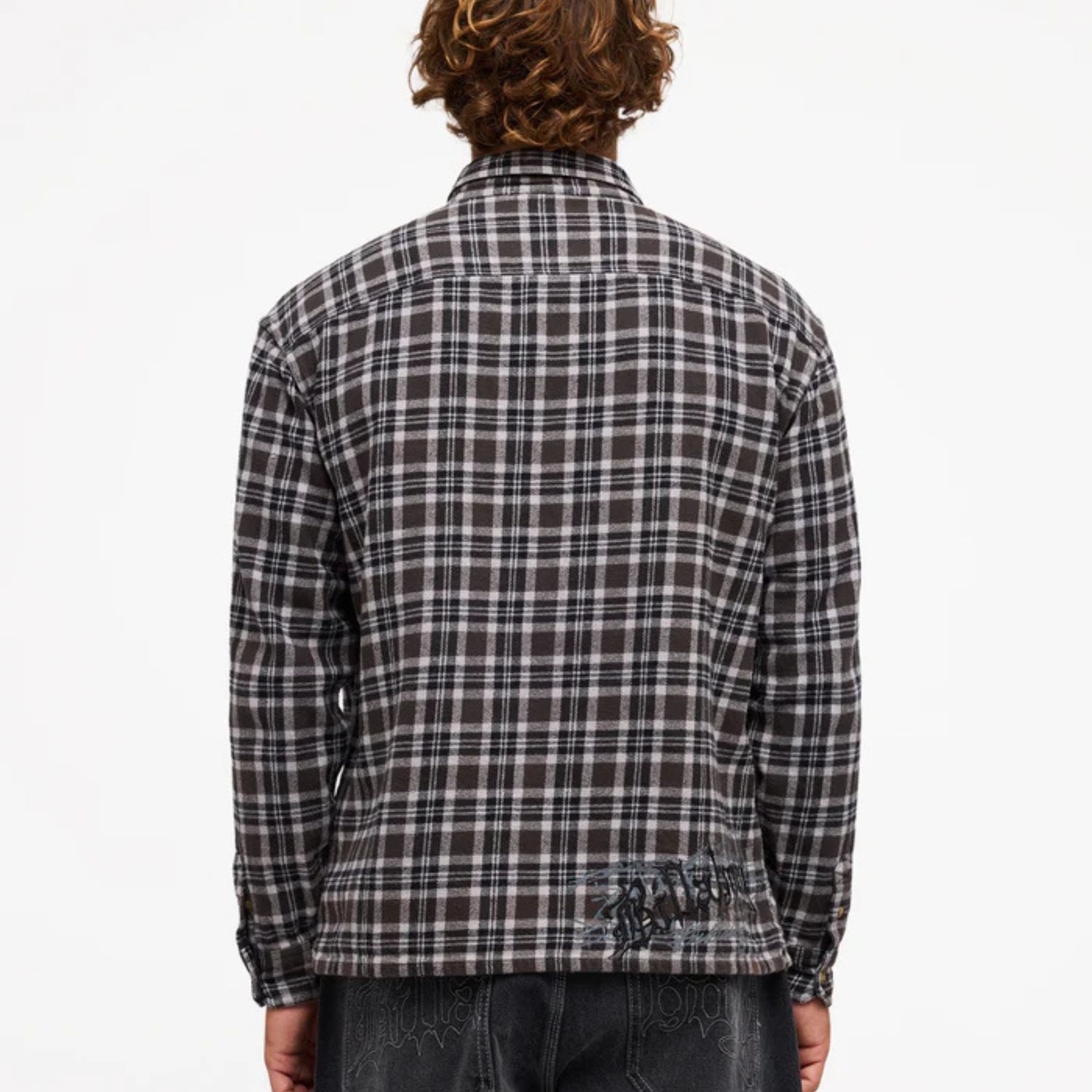 BILLABONG MENS IMMORTAL LS FLANNEL SHIRT - BLACK