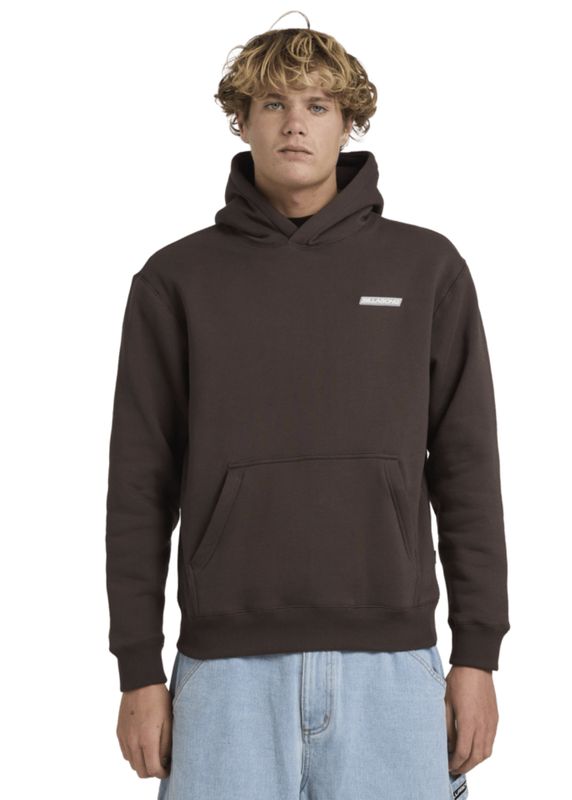 BILLABONG MENS ADIV SLANT POP HOOD- CHOCOLATE