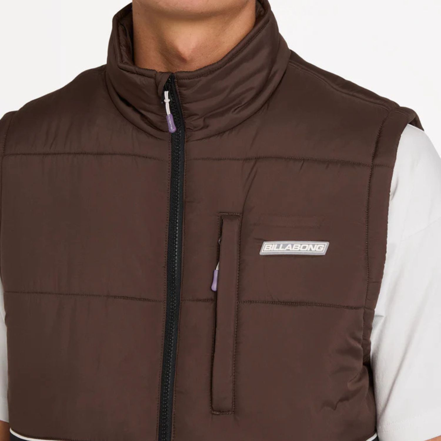 BILLABONG MENS JOURNEY PUFFER VEST - BLACK