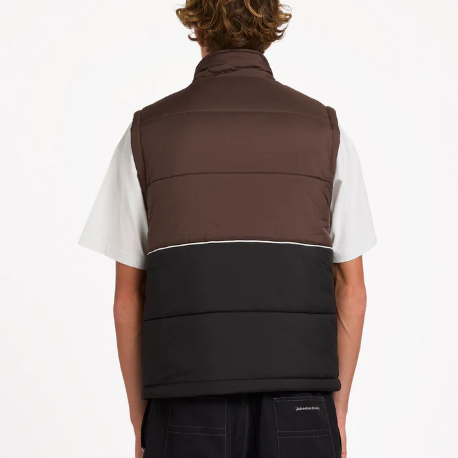 BILLABONG MENS JOURNEY PUFFER VEST - BLACK