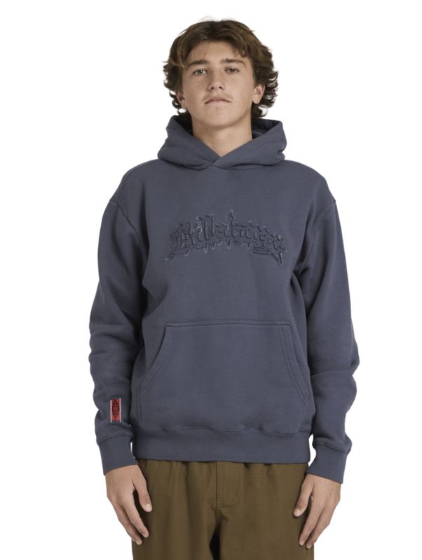 BILLABONG MENS IMMORTAL DISTRESS POP HOOD - DIRTY NAVY