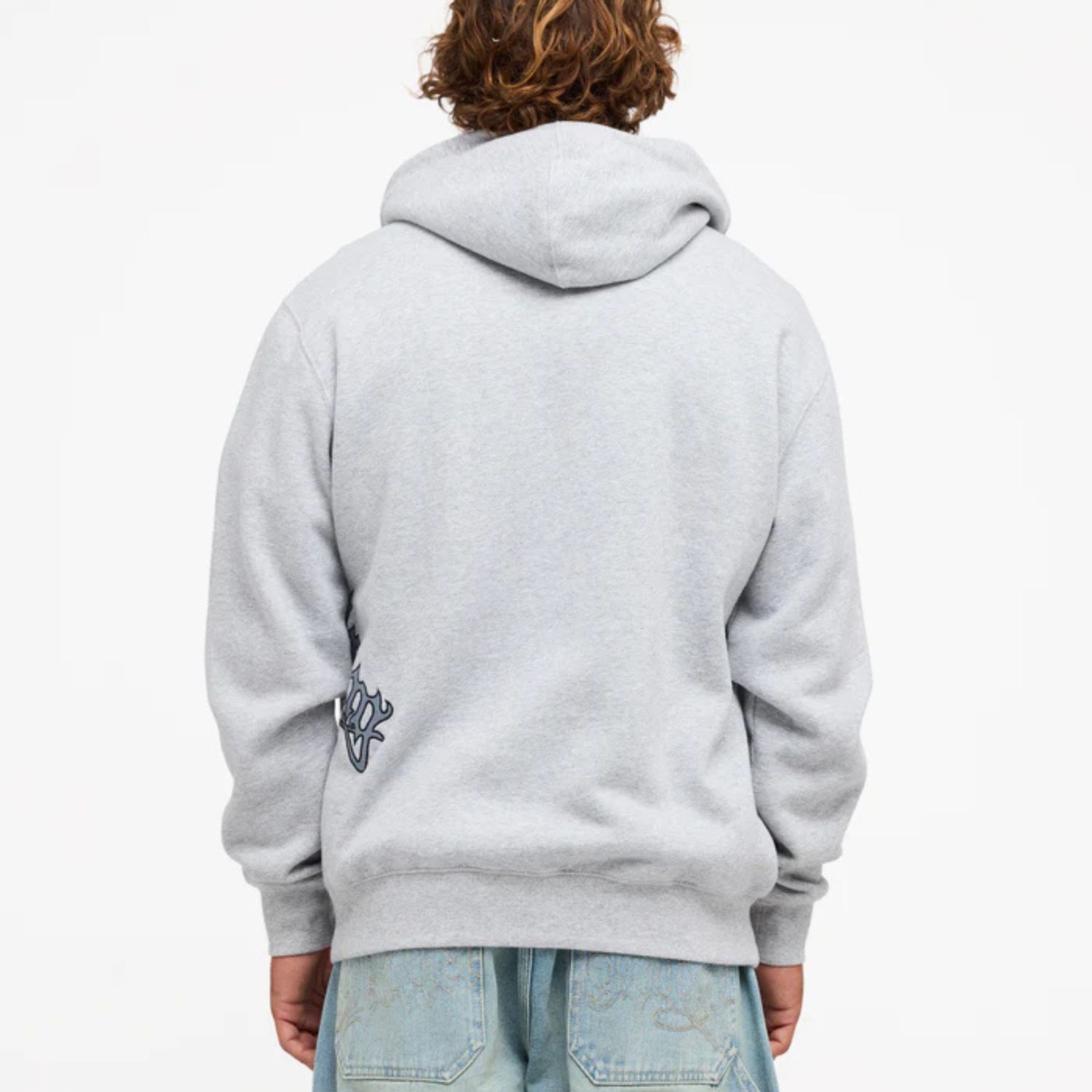 BILLABONG MENS TILT ZIP THRU HOOD - LIGHT GREY HEATHER