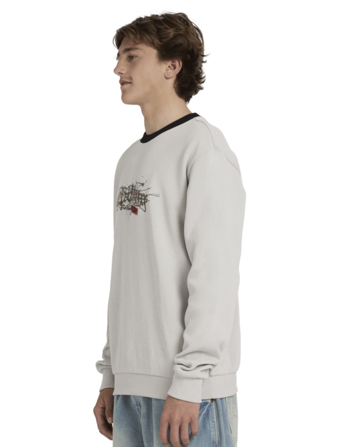 BILLABONG MENS IMMORTAL CORE CREW - FOG