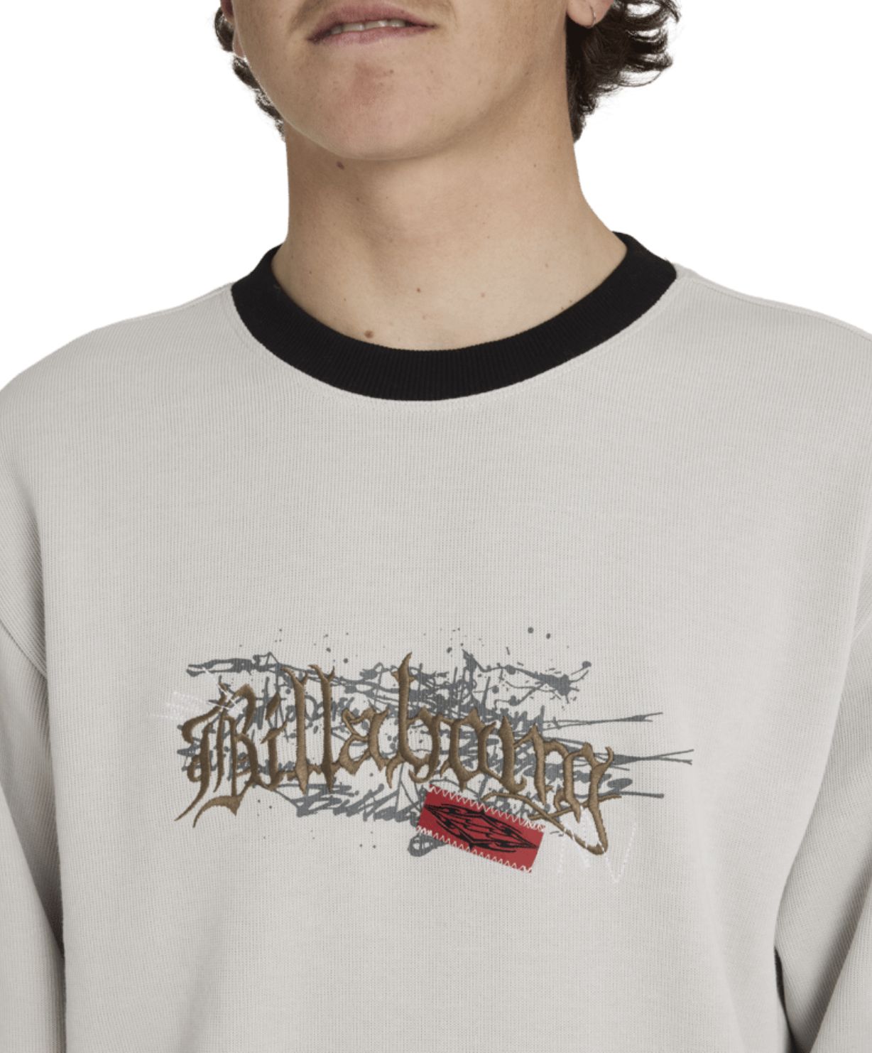 BILLABONG MENS IMMORTAL CORE CREW - FOG