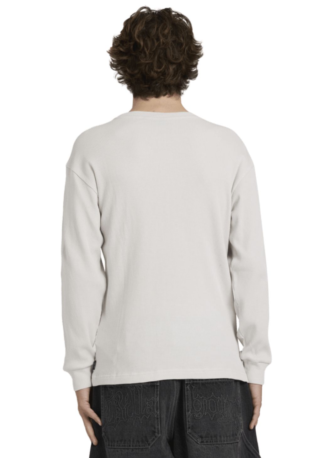 BILLABONG MENS IMMORTAL WAFFLE LS TEE - FOG