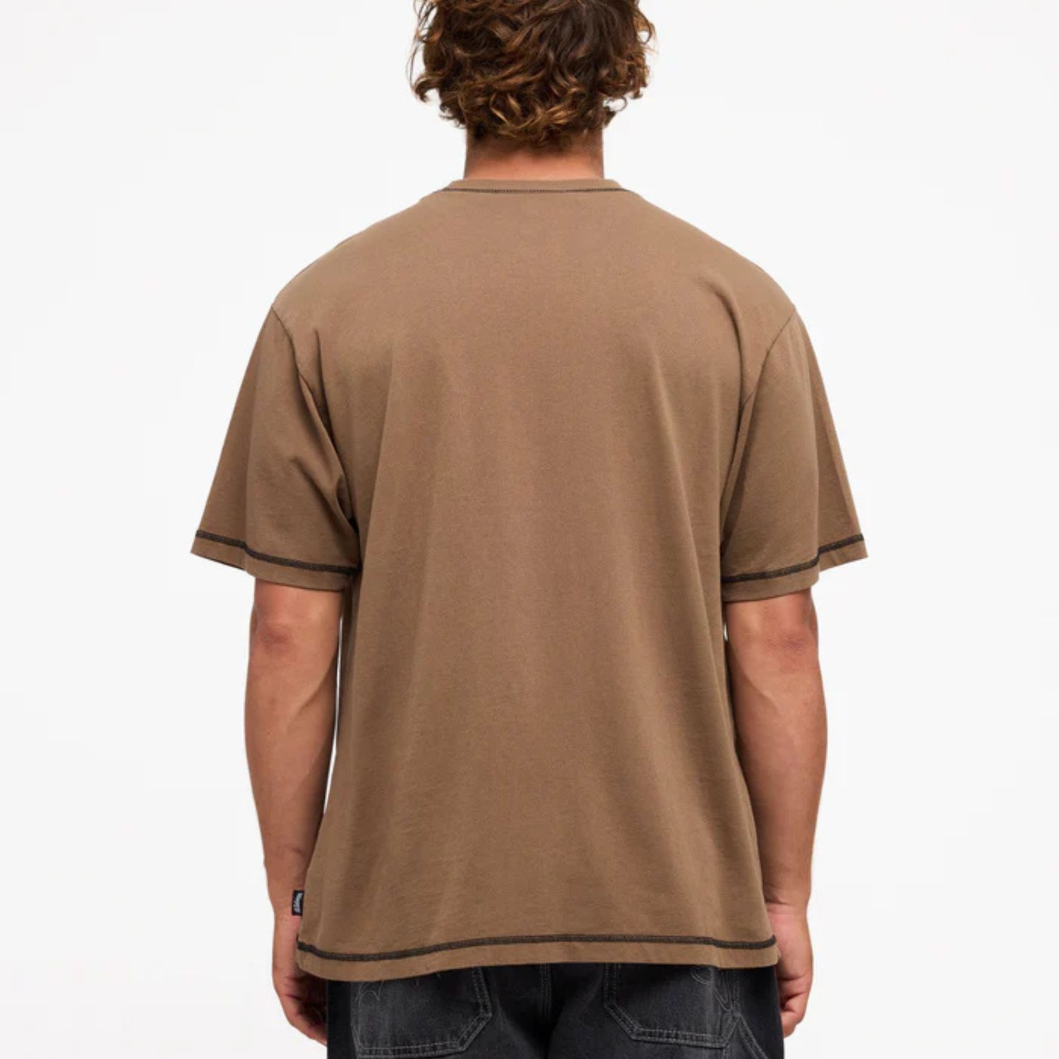 BILLABONG MENS IMMORTAL POCKET SS TEE - GRAVEL