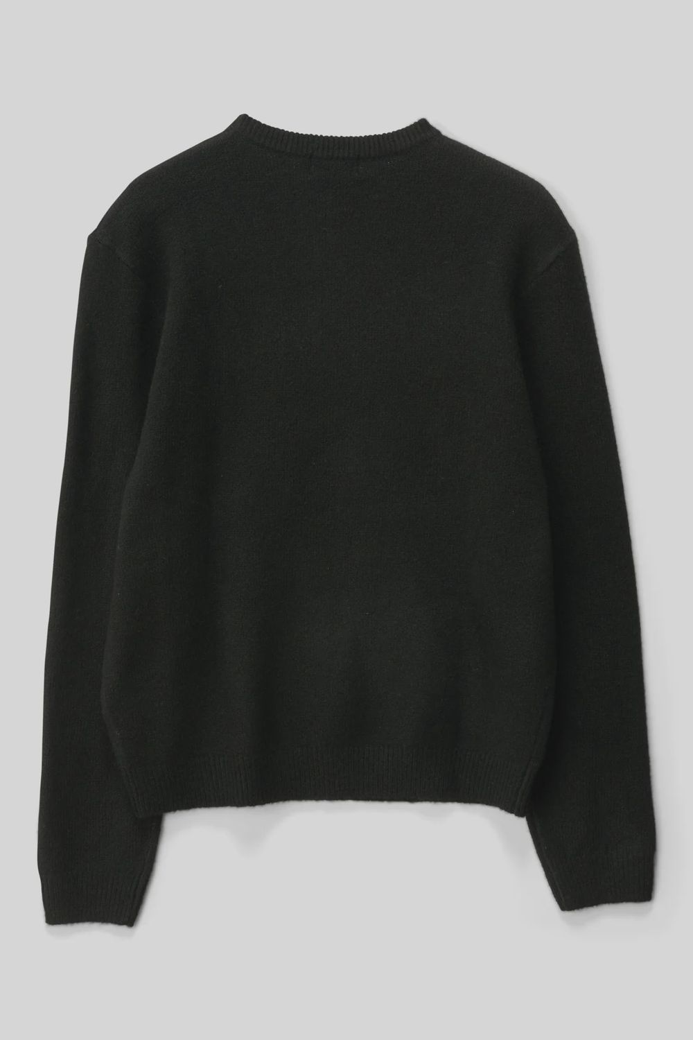 X LARGE MENS CHERRY KNIT SWEATER - BLACK