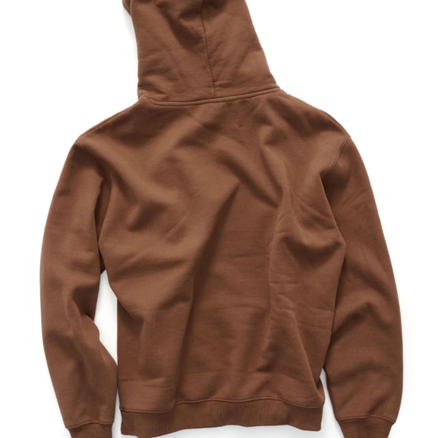 SDOUBLE MENS TRADEMARK PULLOVER HOOD - CHOCOLATE