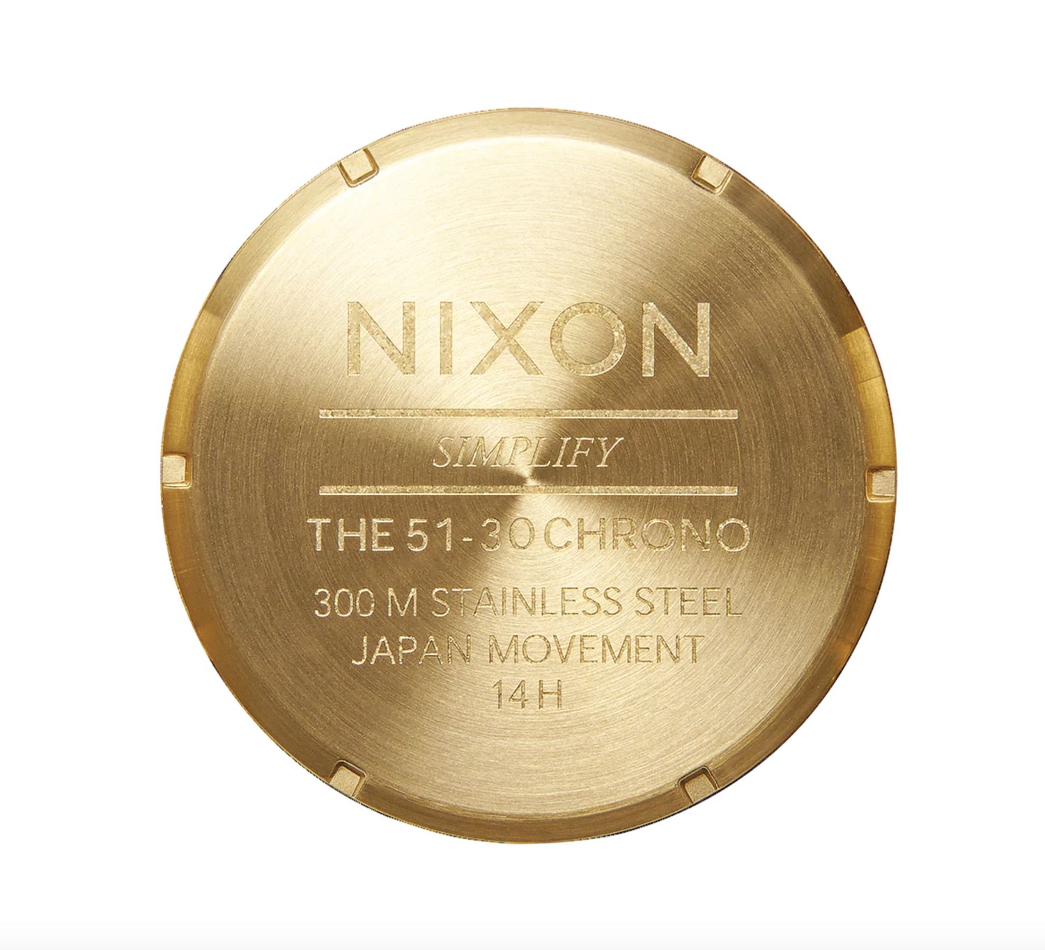 NIXON 51-30 CHRONO WATCH - ALL GOLD