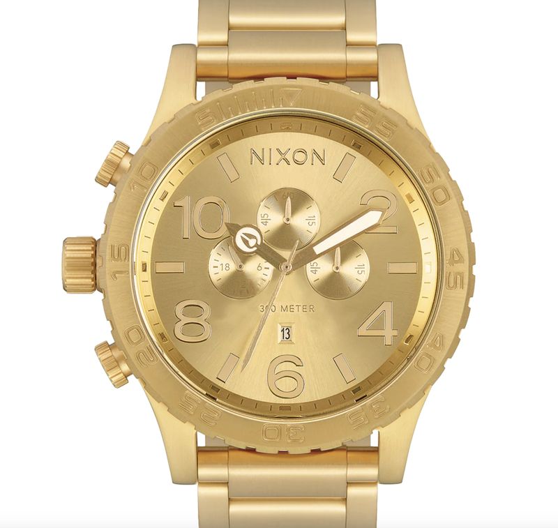 NIXON 51-30 CHRONO WATCH - ALL GOLD
