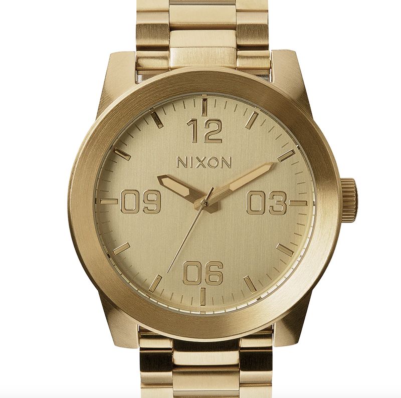 NIXON CORPORAL SS WATCH- ALL GOLD