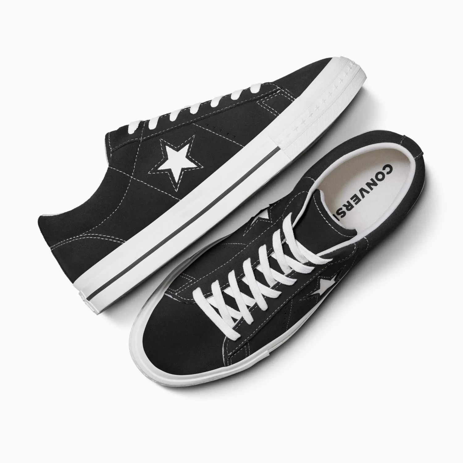 CONVERSE UNISEX ONE STAR 95 LOW - BLACK/VINTAGE WHITE