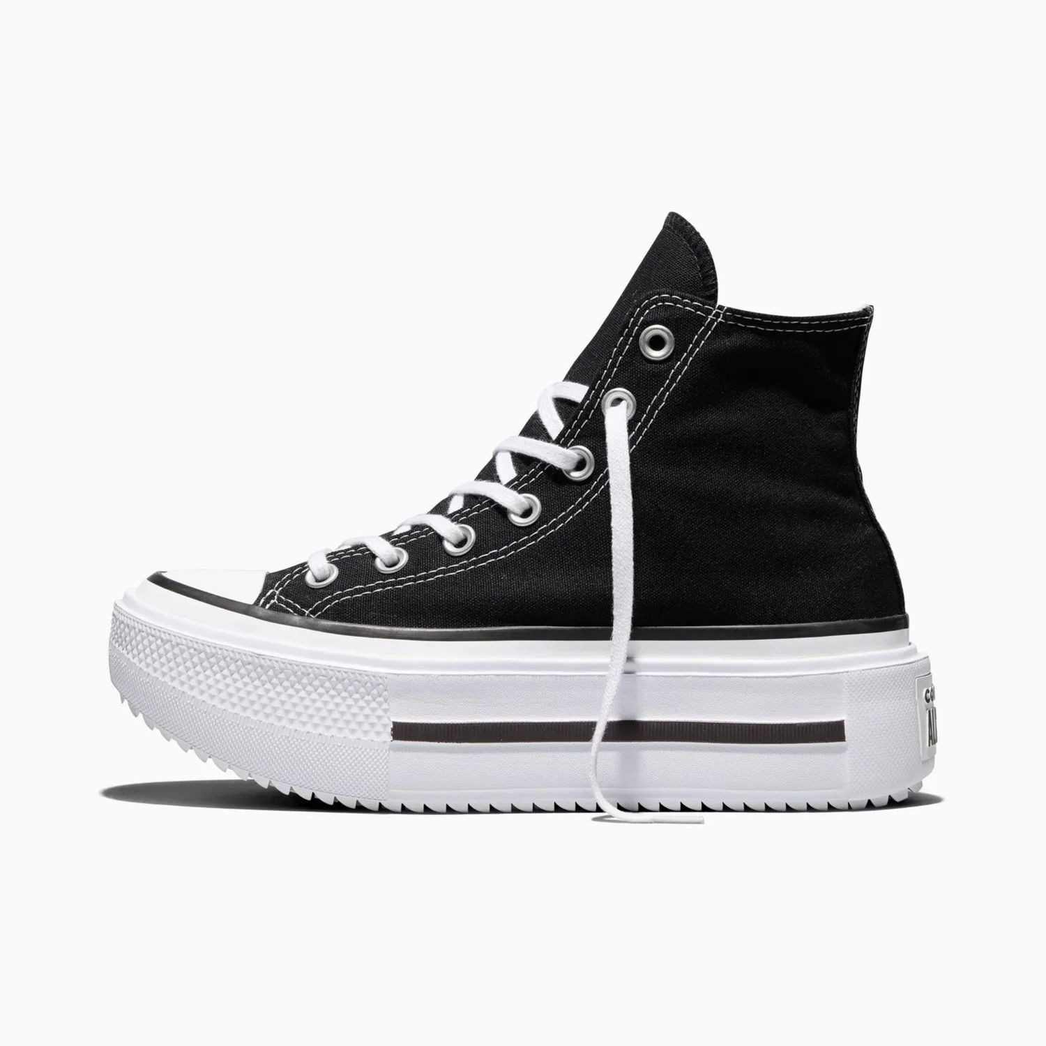 CONVERSE UNISEX CT LIFT DOUBLE STACK HI - BLACK/WHITE/BLACK
