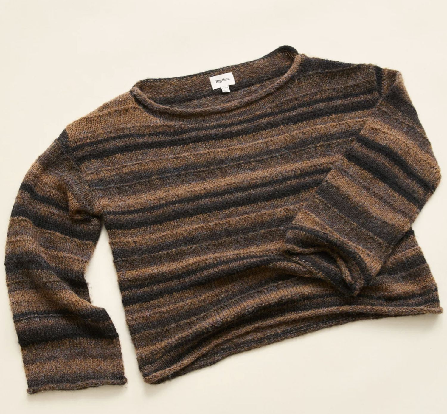 RHYTHM WOMENS BAKLAVA KNIT - ESPRESSO