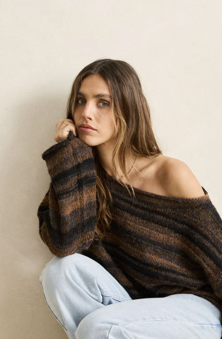 RHYTHM WOMENS BAKLAVA KNIT - ESPRESSO