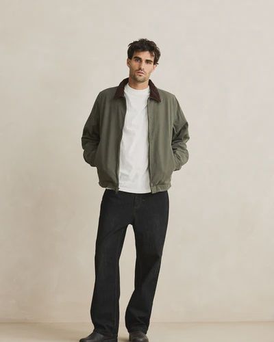 RHYTHM MENS JAMES JACKET - EUCALYPTUS