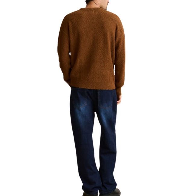 RHYTHM MENS WORN PATH KNIT - TOBACCO