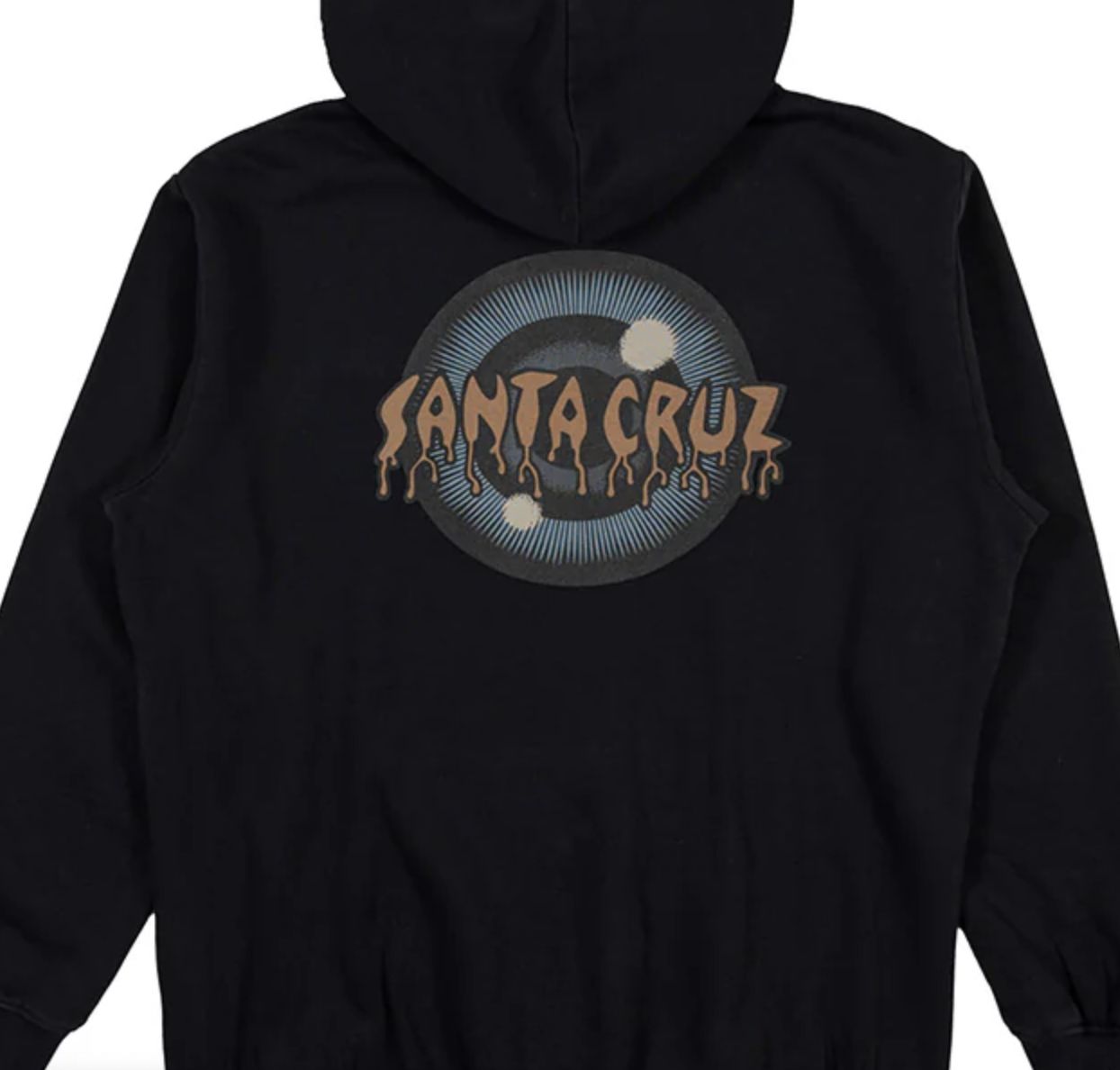 SANTA CRUZ MENS ROSKOPP IRIS HOODIE - OFF BLACK