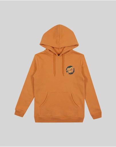 SANTA CRUZ BOYS MEEK SCRATCHED SLASHER HOODIE - GINGER