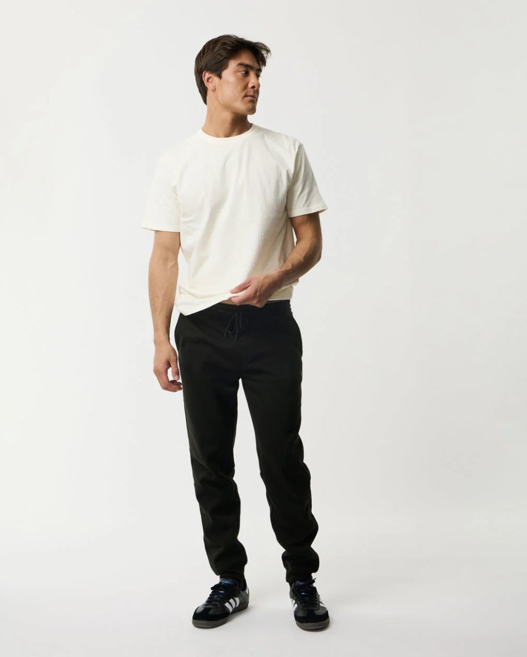 RIPCURL MENS ANTI SERIES DEPARTED TRACKPANT - BLACK