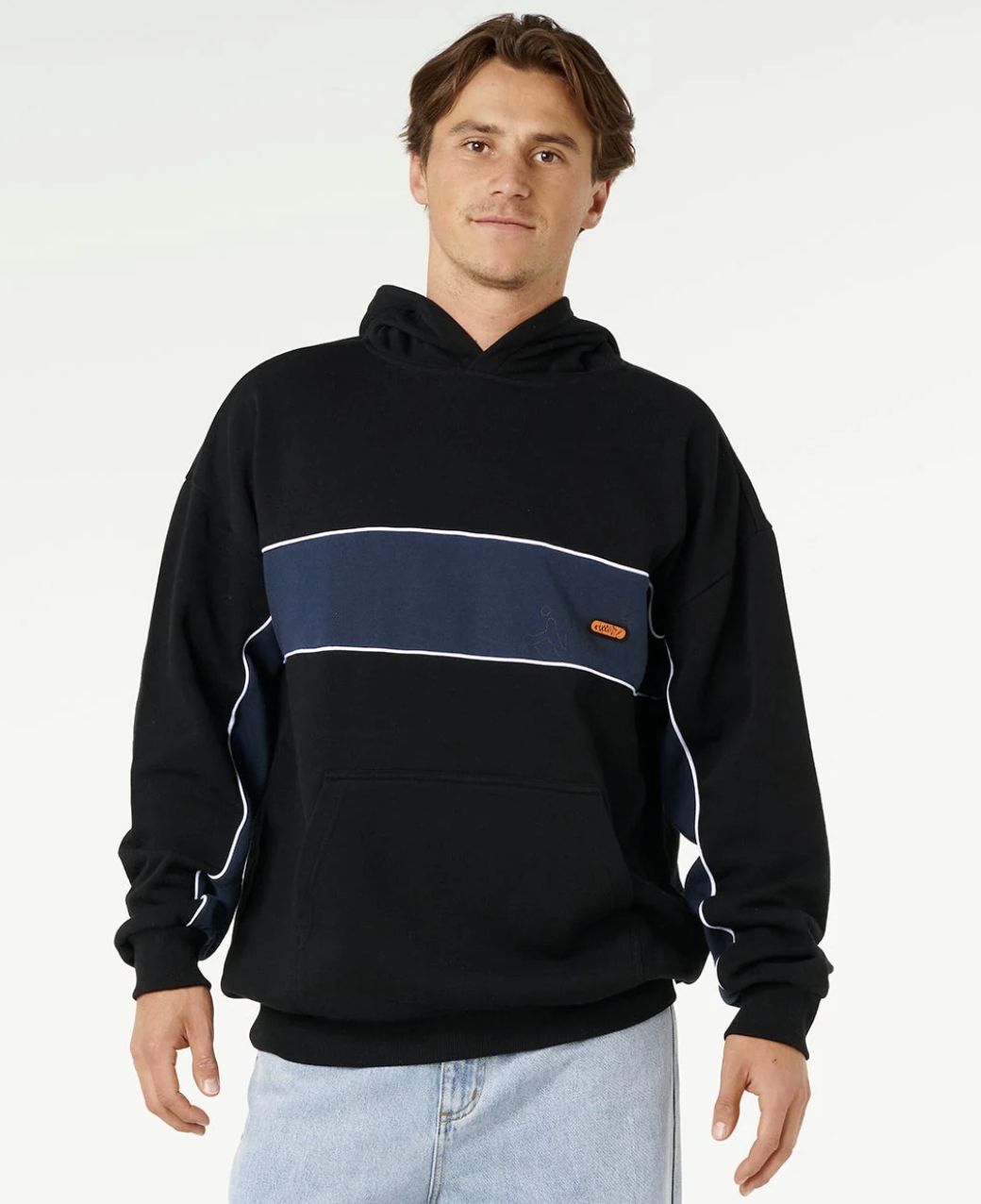 RIPCURL MENS PANEL BEATER HOOD - BLACK