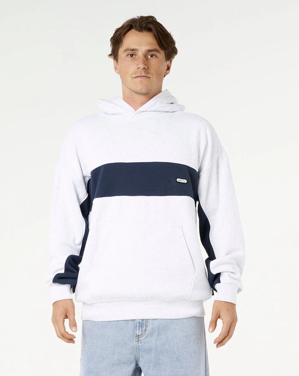 RIPCURL MENS PANEL BEATER HOOD - SPORTS MARLE