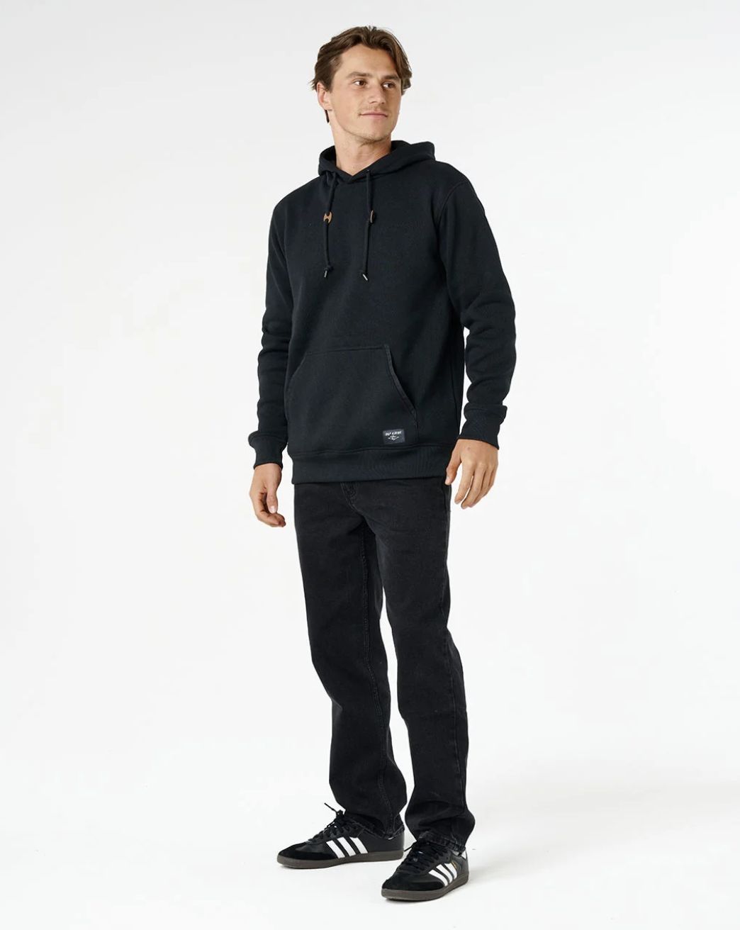 RIPCURL MENS CRESCENT HOOD - BLACK