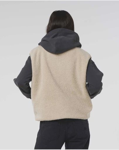 RIPCURL WOMENS EVERY DAY POLAR VEST - STONE
