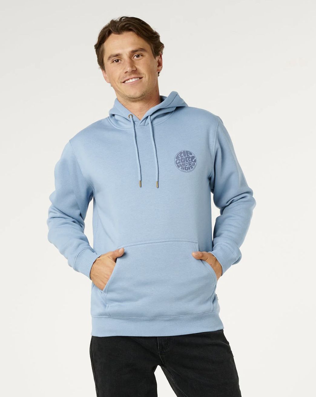 RIPCURL MENS WETSUIT ICON HOOD - FADED DENIM