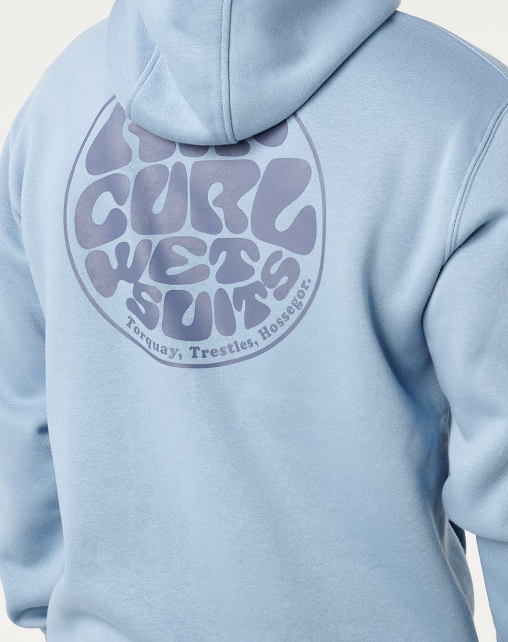 RIPCURL MENS WETSUIT ICON HOOD - FADED DENIM