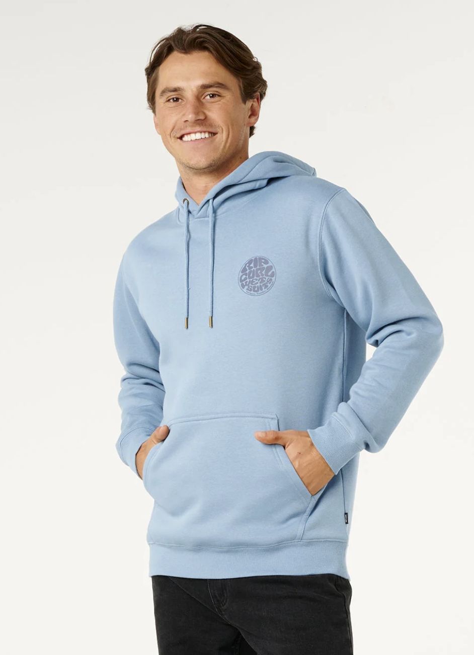 RIPCURL MENS WETSUIT ICON HOOD - FADED DENIM