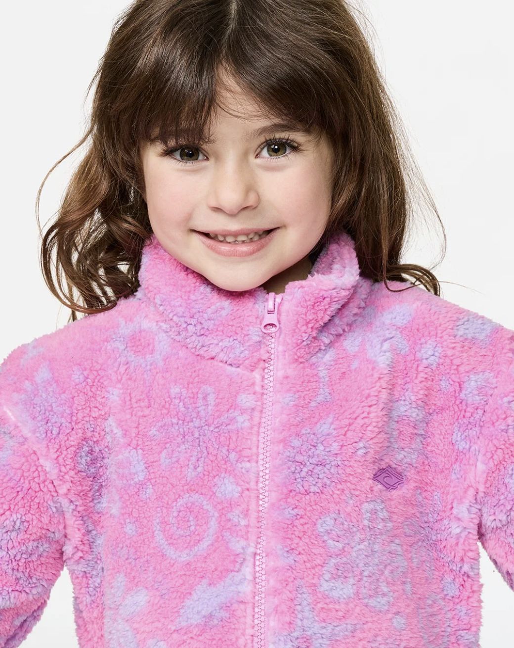 RIPCURL TODDLER GIRLS SUN SESH POLAR FLEECE - WILD BERRY