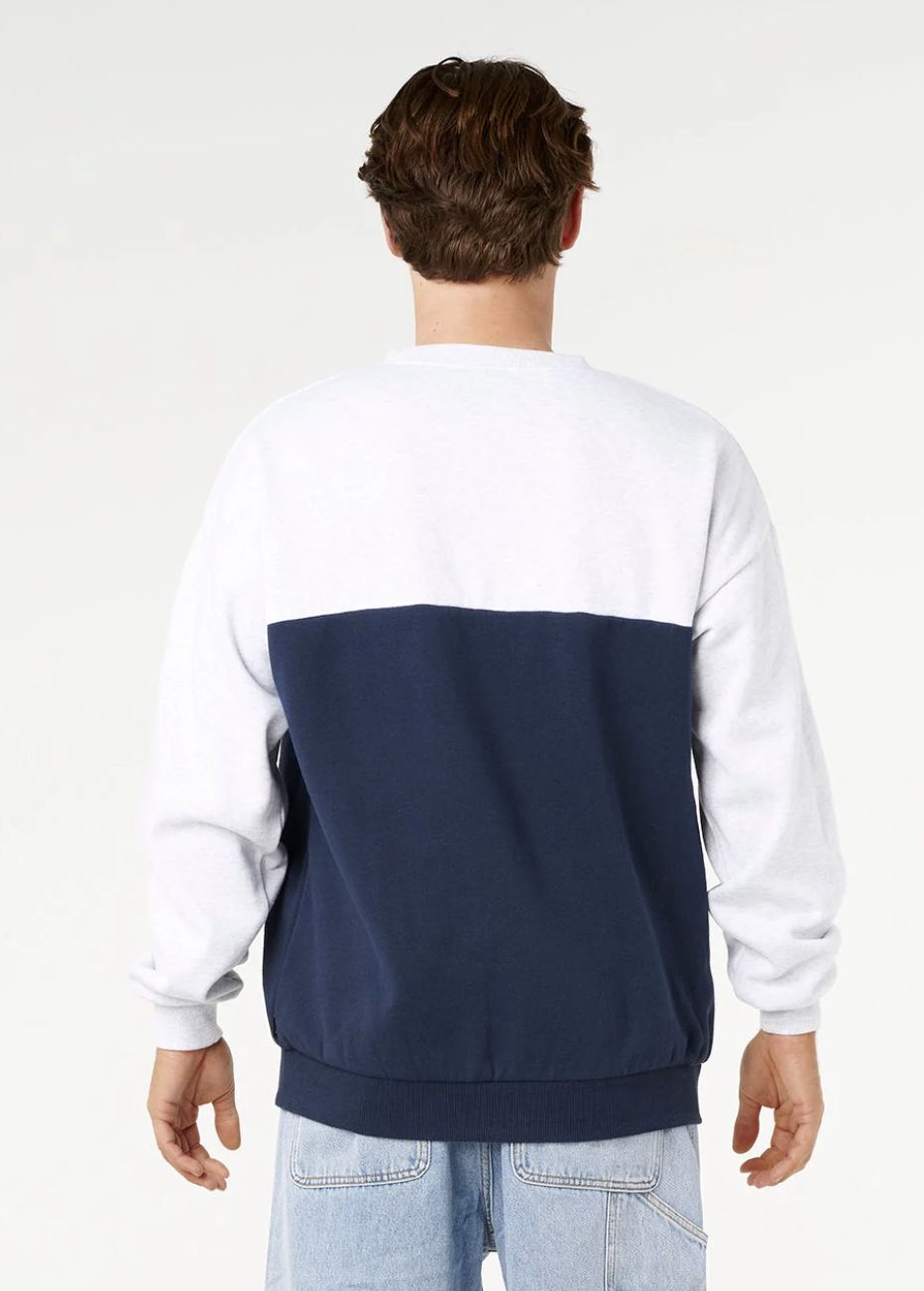 RIPCURL MENS PANEL BEATER CREWS - SPORTS MARLE
