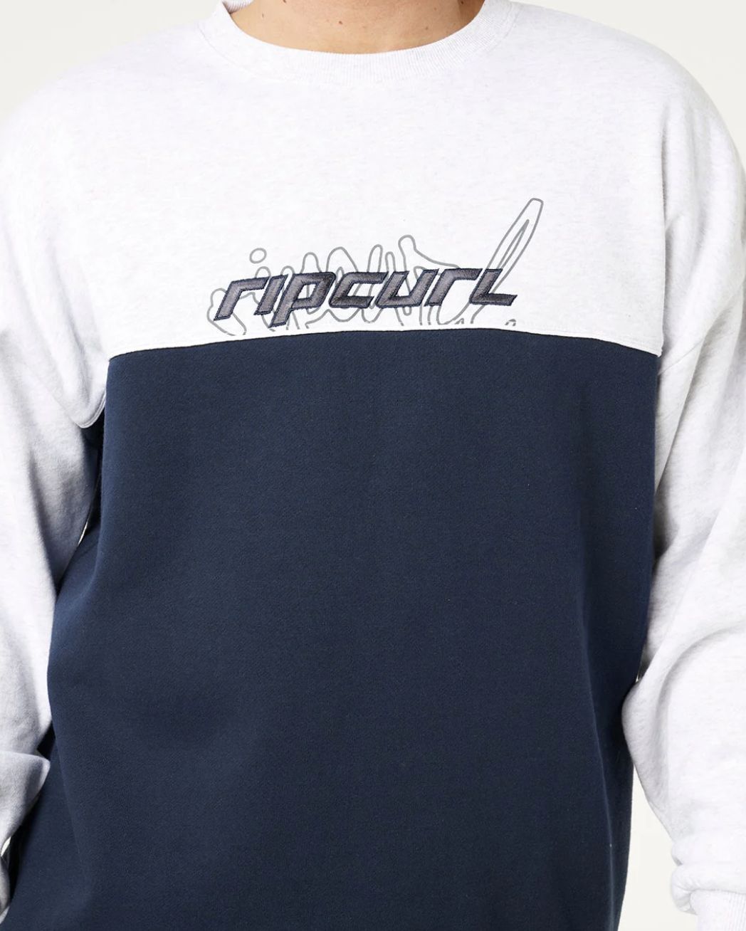 RIPCURL MENS PANEL BEATER CREWS - SPORTS MARLE