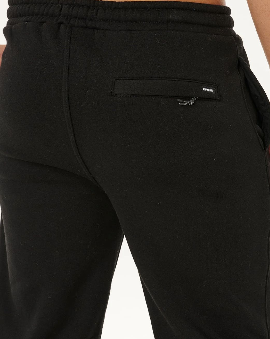 RIPCURL MENS ICONS OF SURF TRACKPANT - BLACK/BLACK