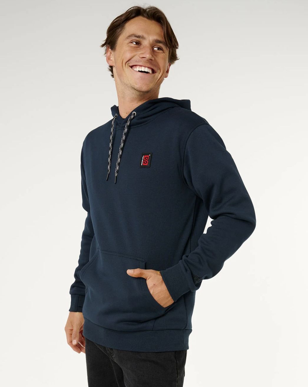 RIPCURL MENS ANTI SERIES SEARCH BASE HOOD - NAVY