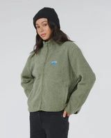 RIPCURL WOMENS EVERY DAY ZT POLARFLEECE - OLIVE