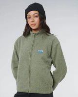 RIPCURL WOMENS EVERY DAY ZT POLARFLEECE - OLIVE