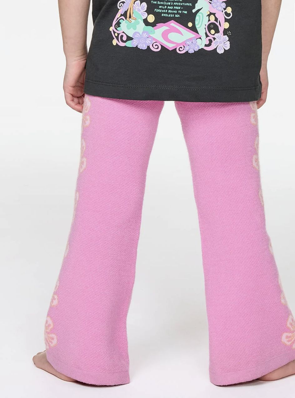 RIPCURL TODDLER GIRLS SUNSHINE JACQUARD PANT - CLOUD PINK