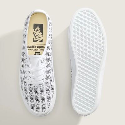 VANS MENS LX AUTHENTIC 44 X ED DAVIS SHOE - TRUE WHITE BLACK