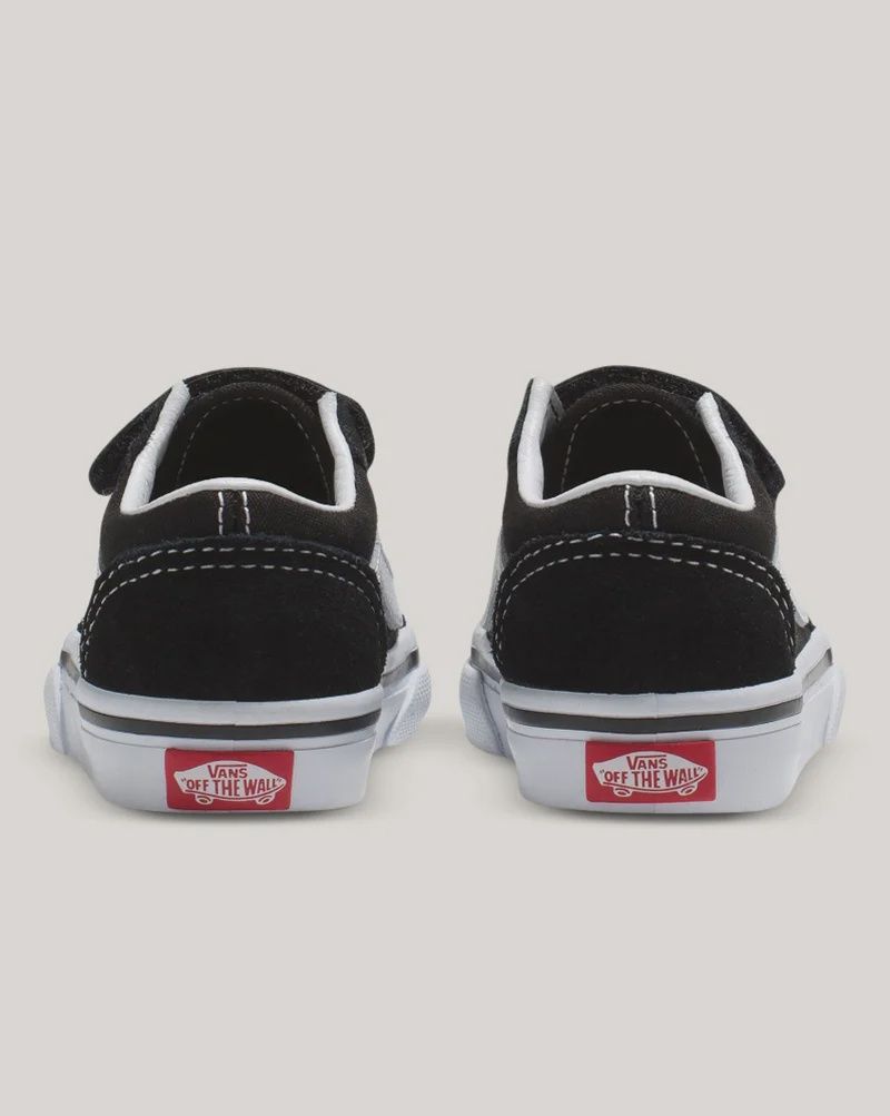 VANS TODDLER OLD SKOOL VELCRO - BLACK