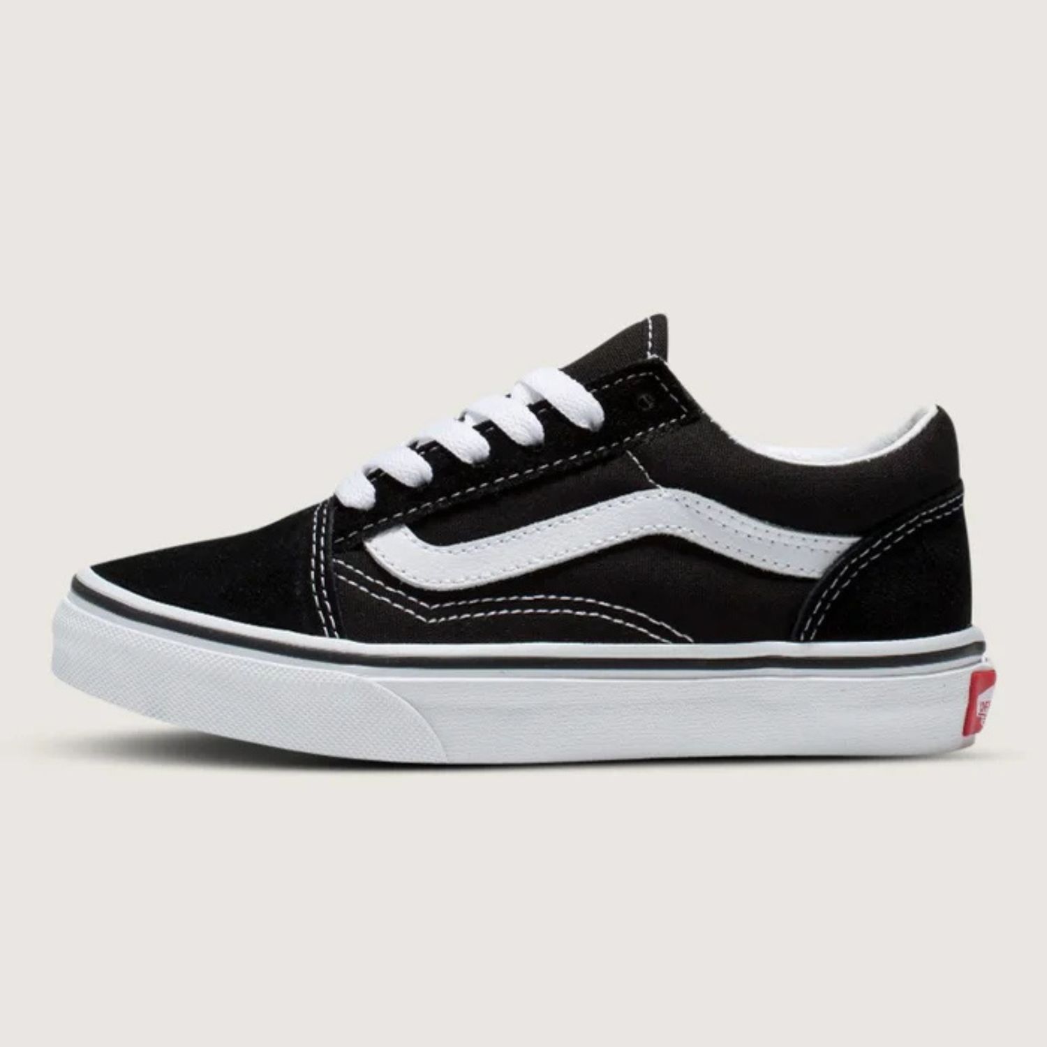 VANS YOUTH OLD SKOOL - BLACK/TRUE WHITE