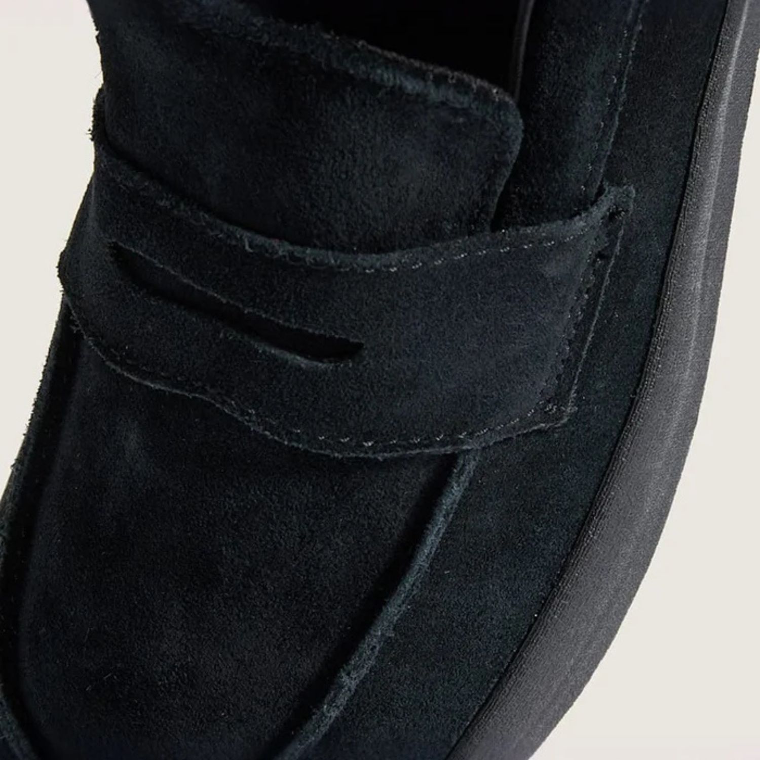 VANS MENS SKATE LOAFER SUEDE - BLACK/BLACK