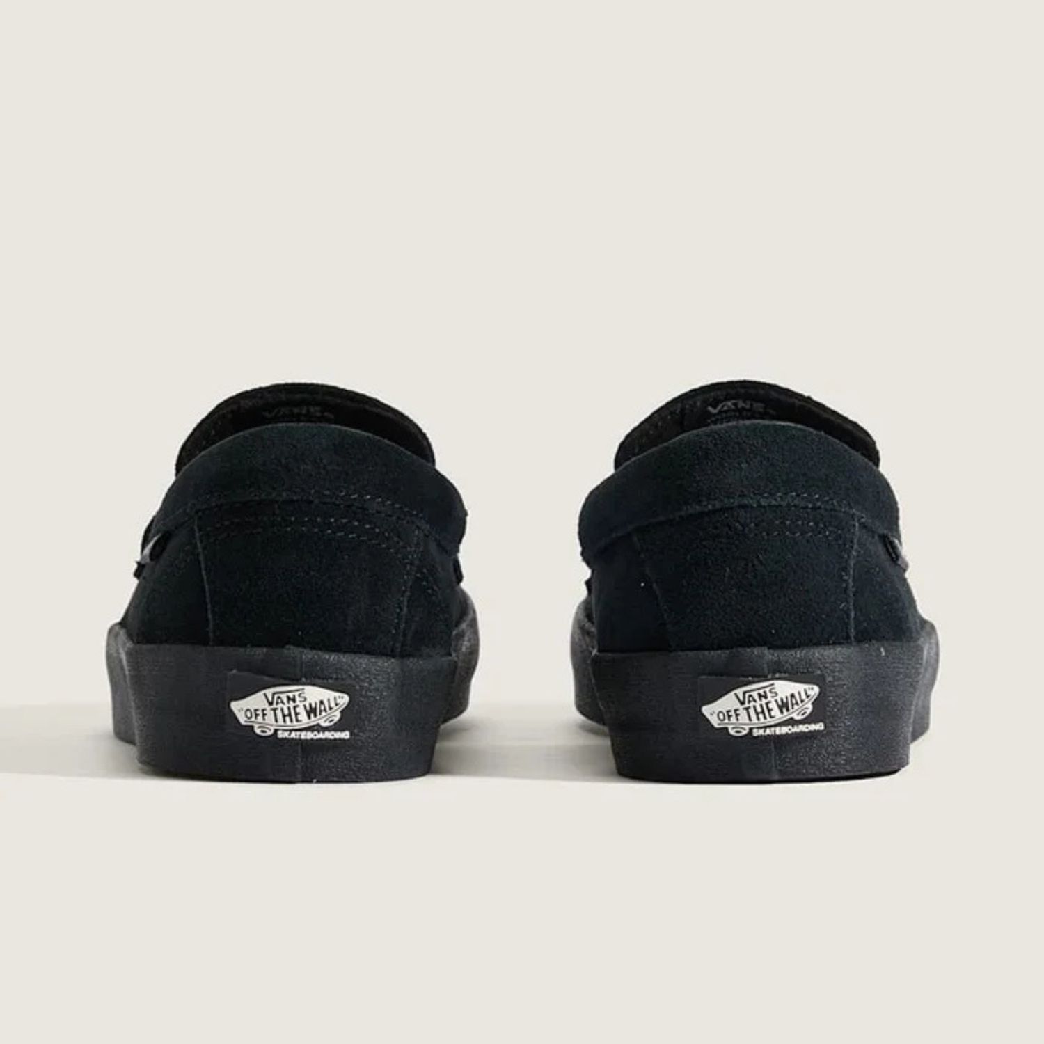 VANS MENS SKATE LOAFER SUEDE - BLACK/BLACK