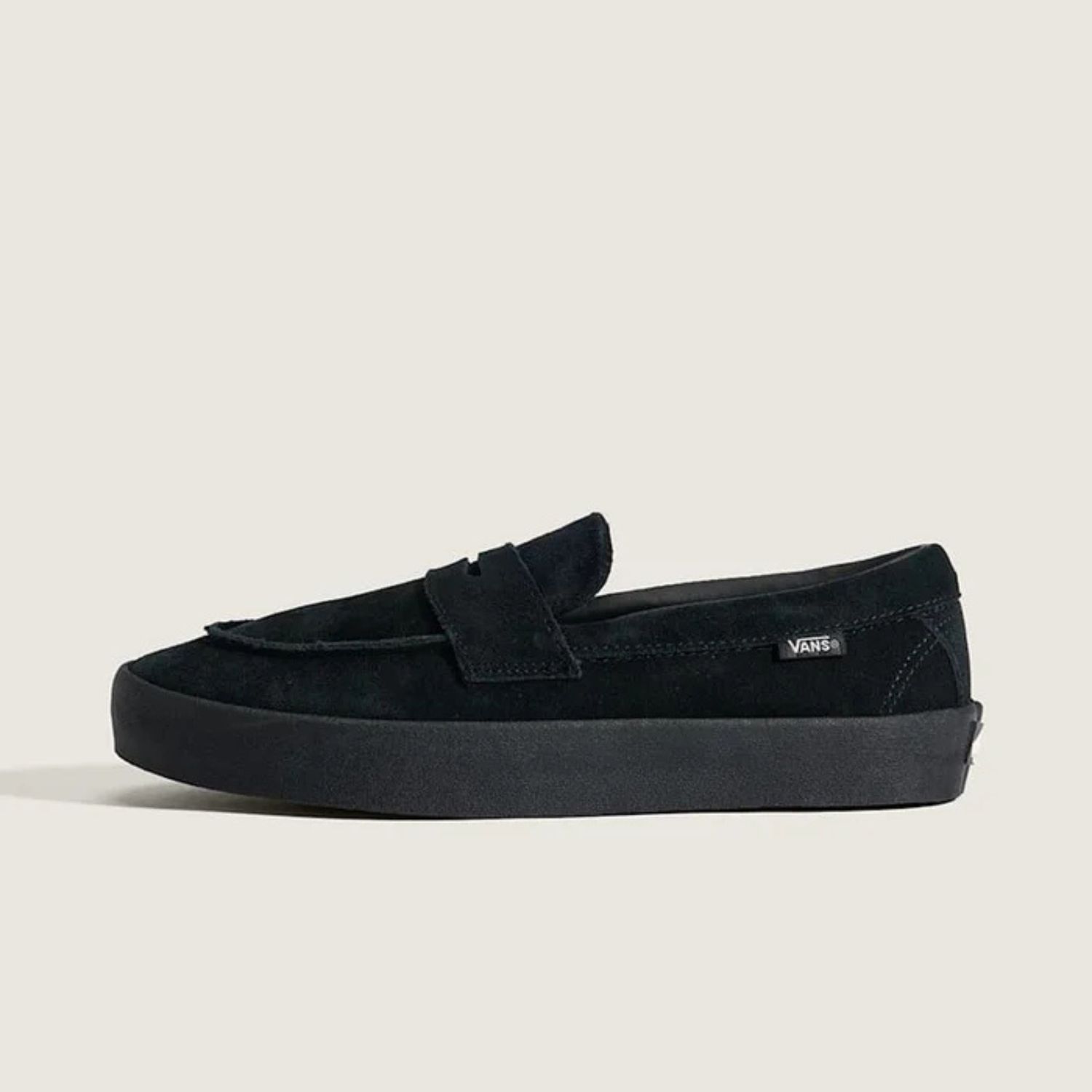 VANS MENS SKATE LOAFER SUEDE - BLACK/BLACK