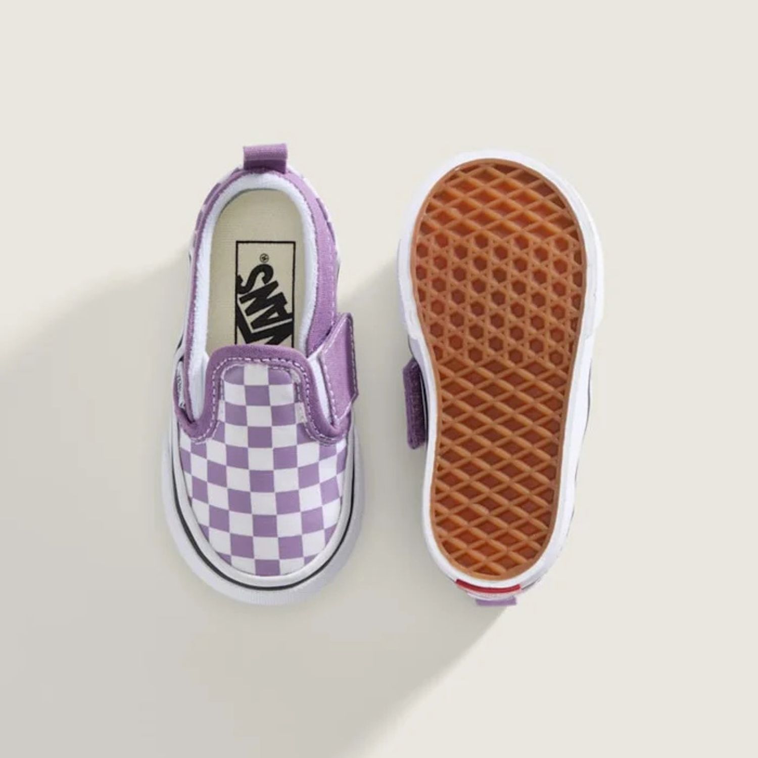 VANS TODDLER SLIP-ON VELCRO - COLOR THEORY PRISM PURPLE