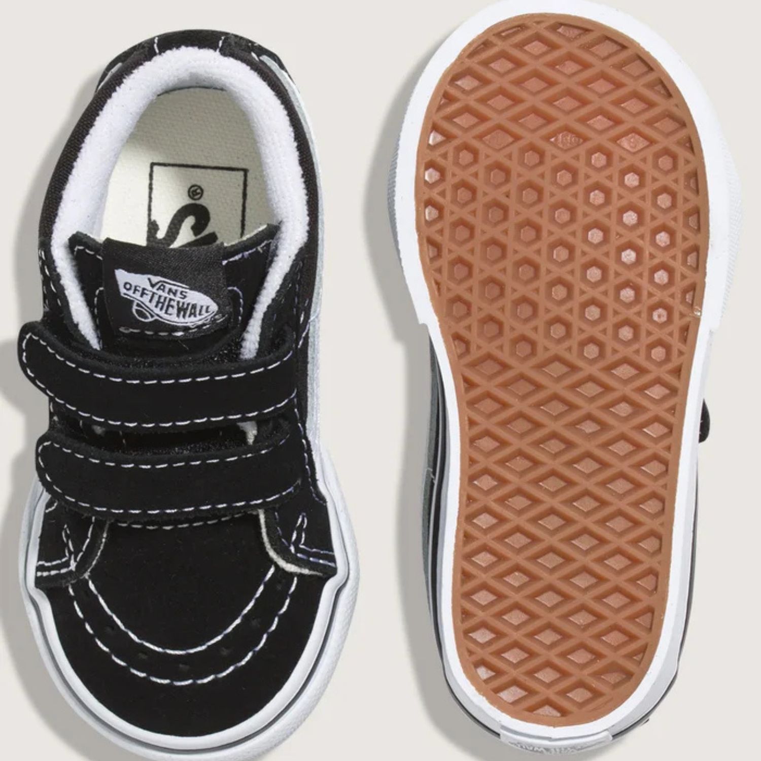 VANS TODDLER SK8-MID REISSUE V - BLACK/TRUE WHITE