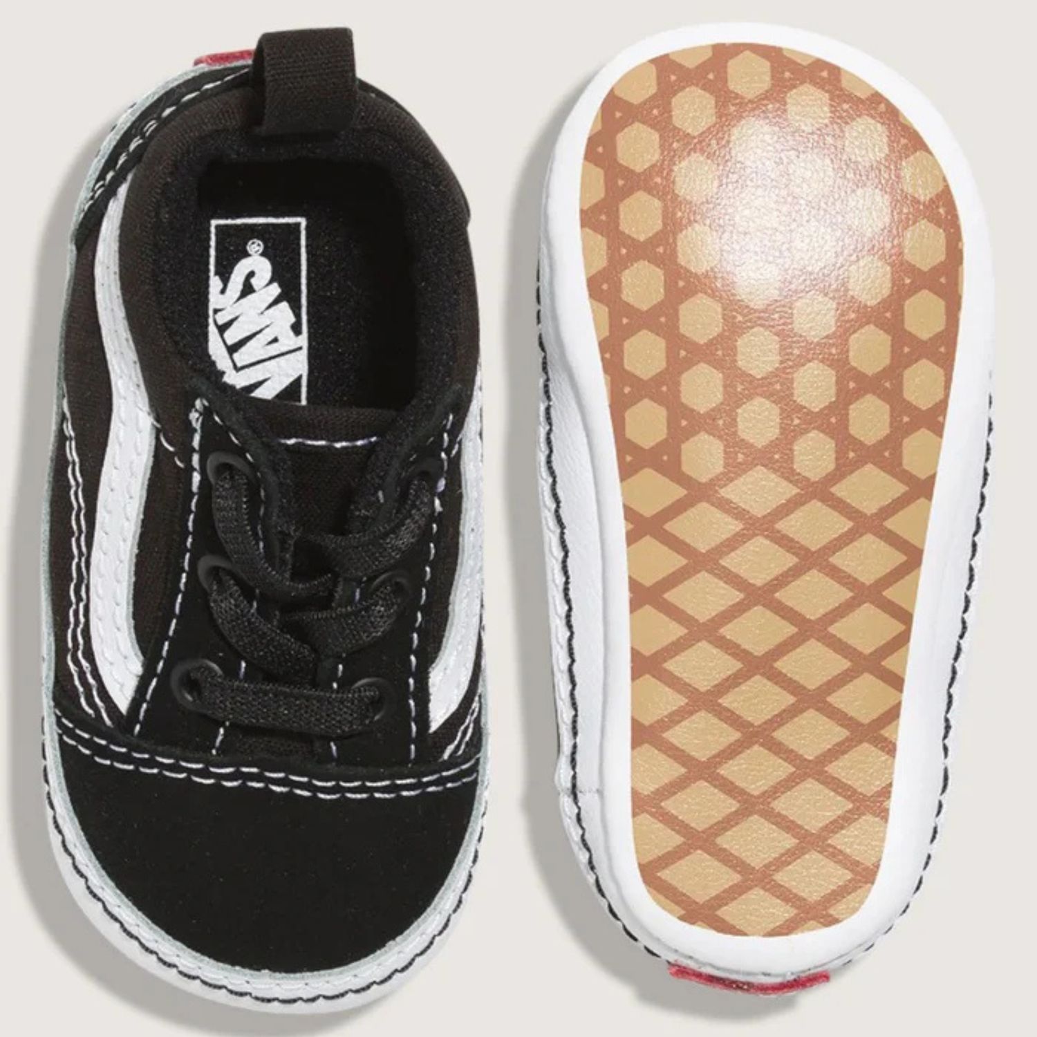 VANS INFANT OLD SKOOL CRIB - BLACK/TRUE WHITE