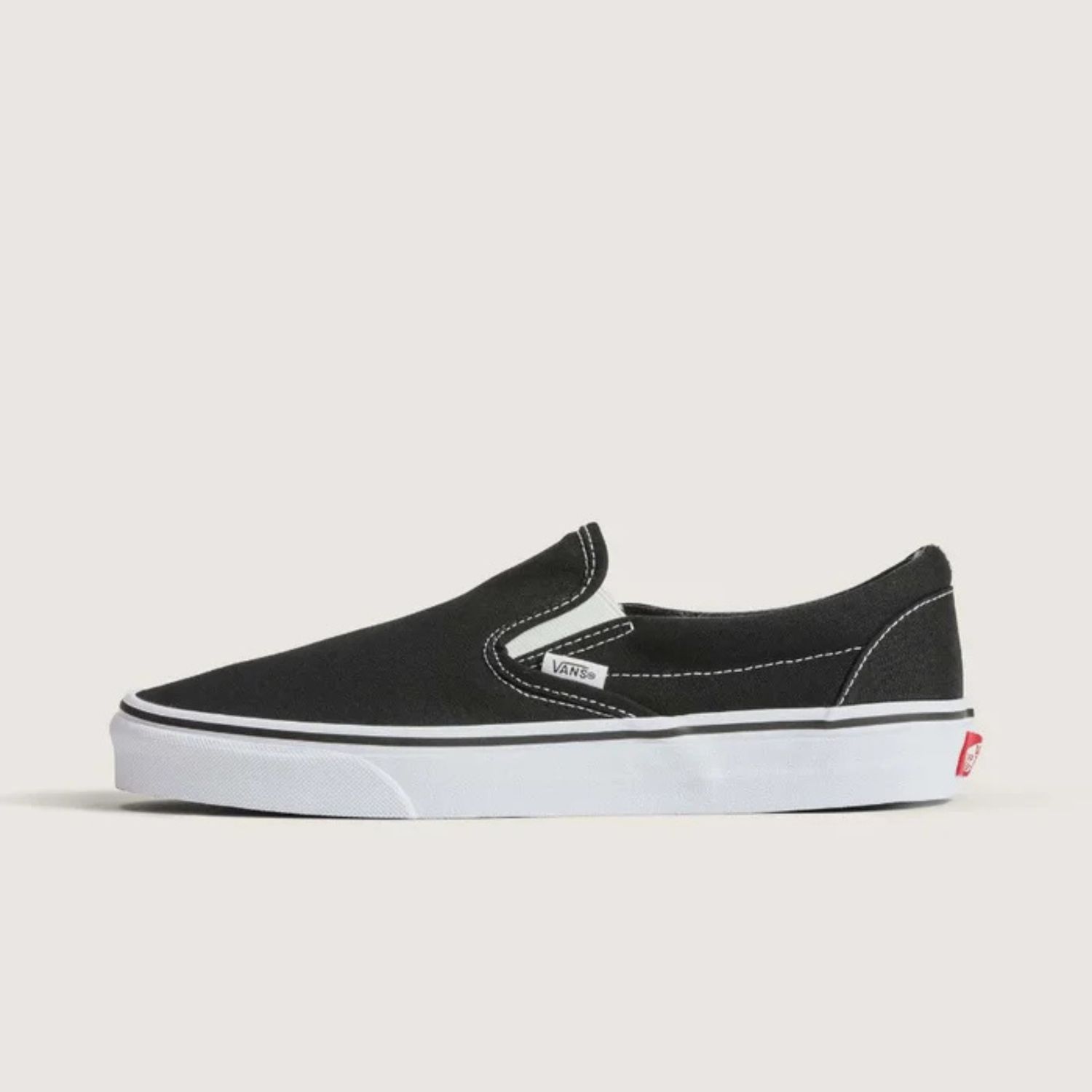 VANS UNISEX CLASSIC SLIP-ON - BLACK